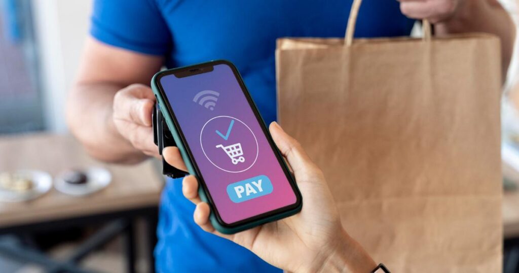 Smartphone screen showing the option to check out as a guest to avoid login stress.