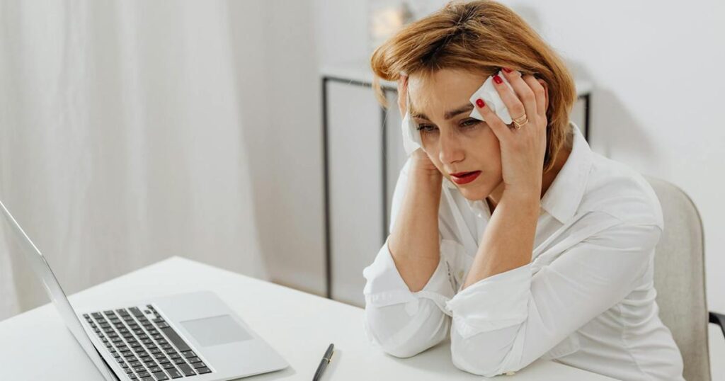 person frustrated wondering why do I get angry over small things