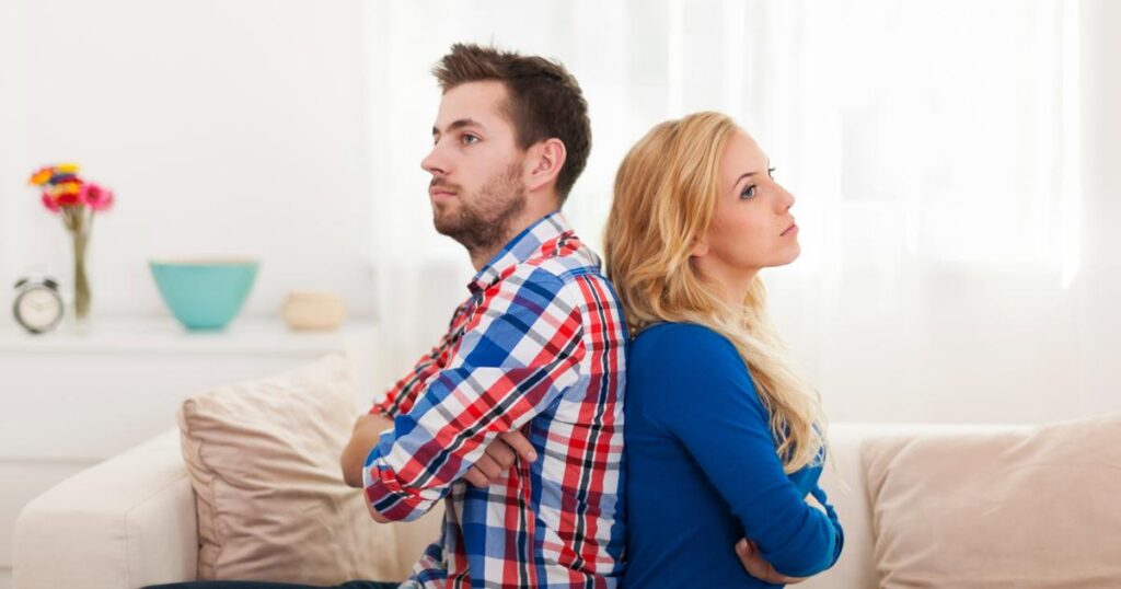 couple dealing with silent relationship problems no one notices