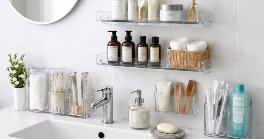 Small Bathroom Organization Hacks