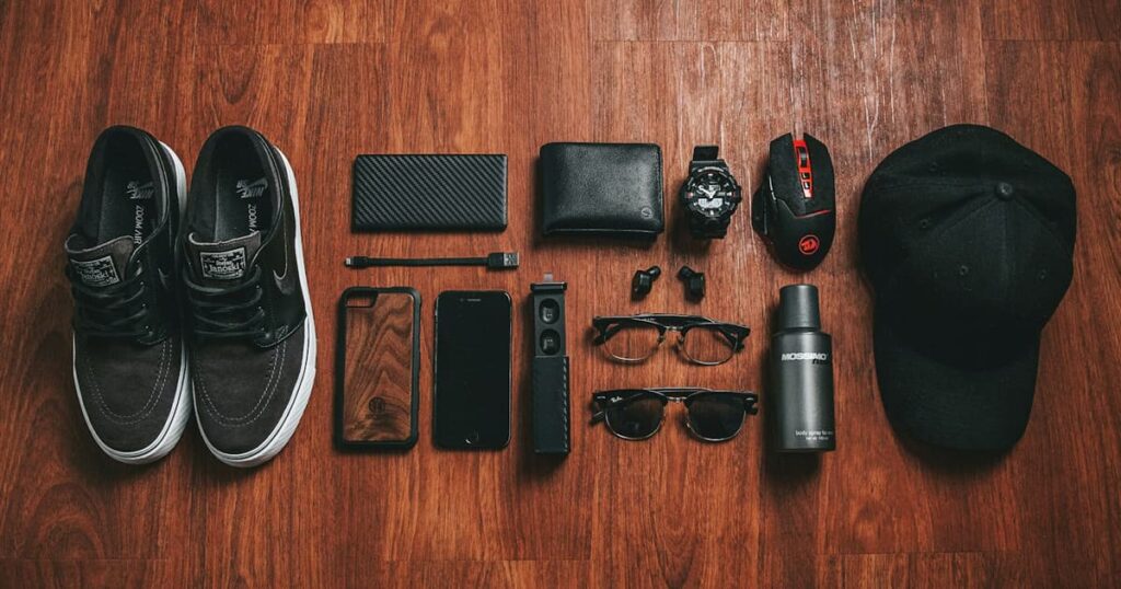 Keys and shoes by the door, representing the transition time we often forget to plan for.