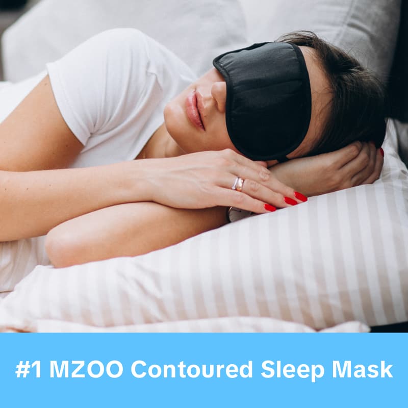 contoured sleep mask for anxiety side sleepers