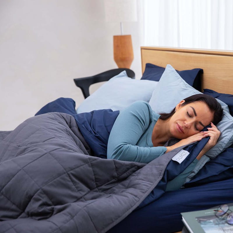 premium weighted blanket for comfort at night