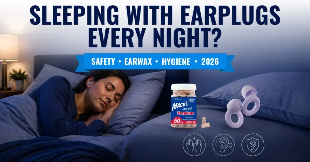 Is it safe to sleep with earplugs every night? Safe earplug use and hygiene guide